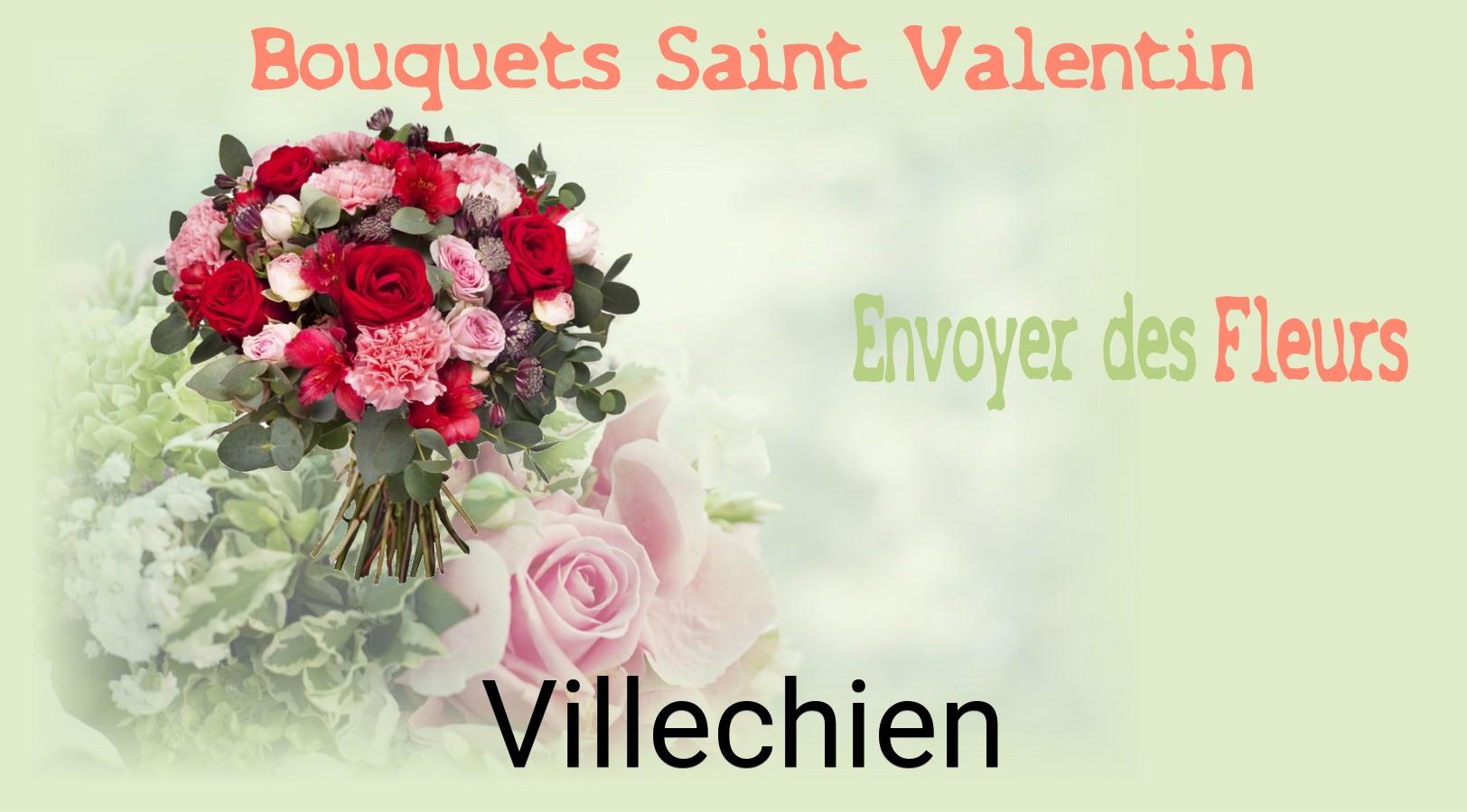 Roses de Saint-Valentin livrées à Villechien